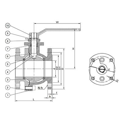 _0014_BV01 DIN3357 F4F5 drawing