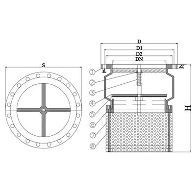 _0039_FOOT VALVE 02 DN350-DN800